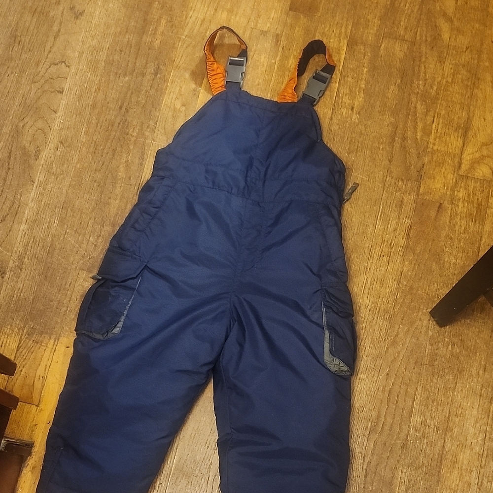 WTXtreme Kids Overalls - Blue and Orange Snowpants